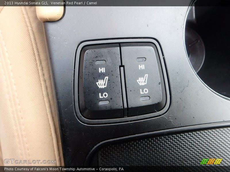 Venetian Red Pearl / Camel 2013 Hyundai Sonata GLS