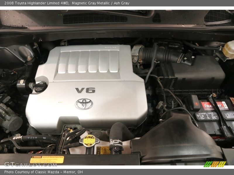 Magnetic Gray Metallic / Ash Gray 2008 Toyota Highlander Limited 4WD
