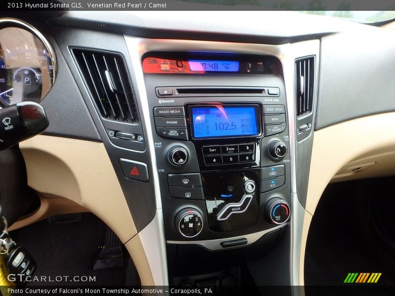 Venetian Red Pearl / Camel 2013 Hyundai Sonata GLS