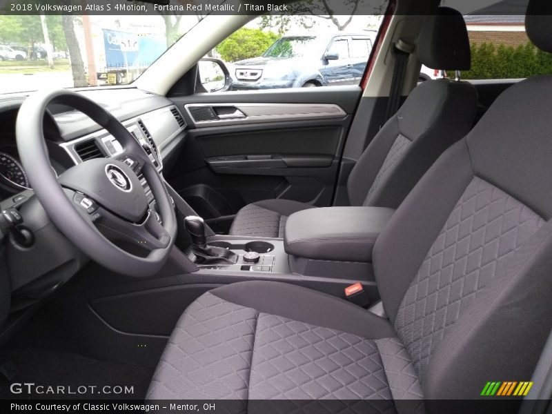 Fortana Red Metallic / Titan Black 2018 Volkswagen Atlas S 4Motion