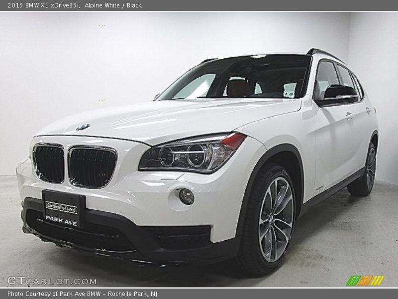 Alpine White / Black 2015 BMW X1 xDrive35i