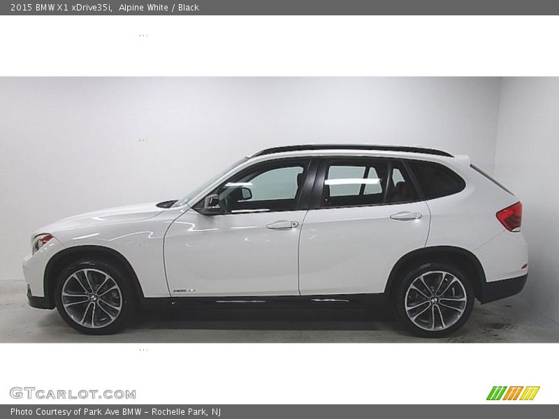Alpine White / Black 2015 BMW X1 xDrive35i