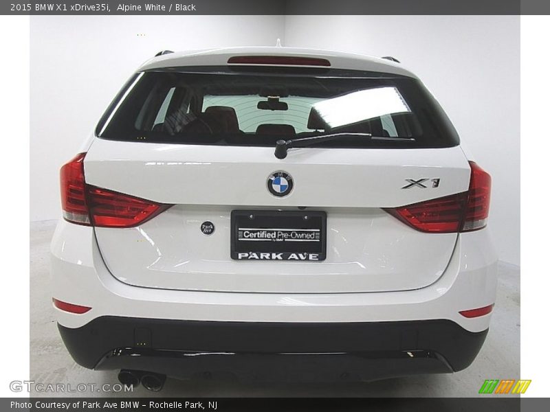 Alpine White / Black 2015 BMW X1 xDrive35i