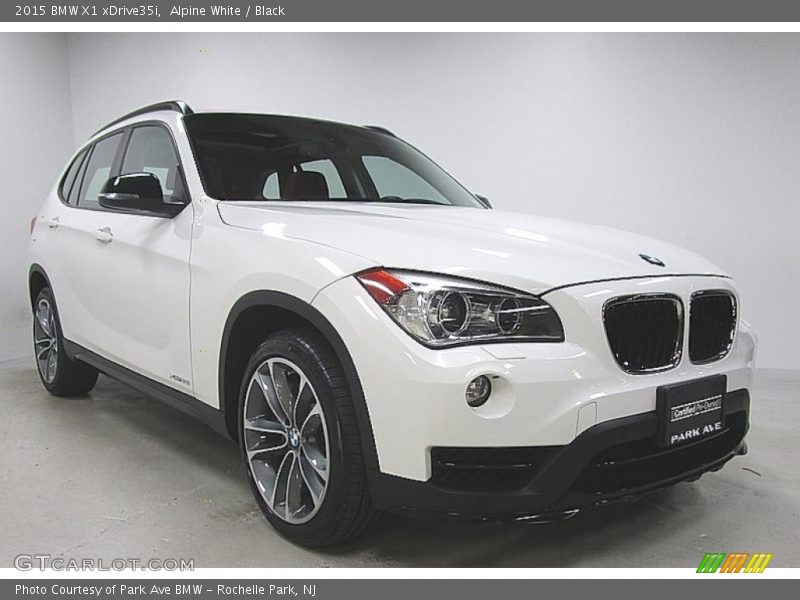 Alpine White / Black 2015 BMW X1 xDrive35i