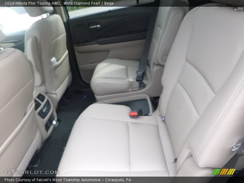 Rear Seat of 2019 Pilot Touring AWD