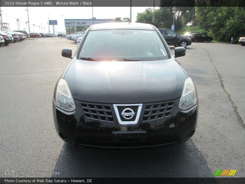 Wicked Black / Black 2010 Nissan Rogue S AWD