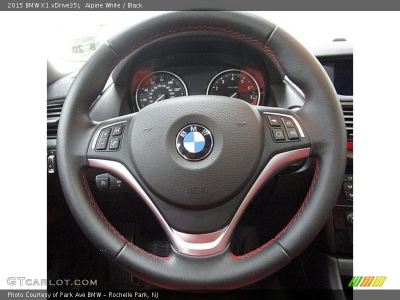 Alpine White / Black 2015 BMW X1 xDrive35i