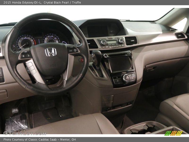 Crystal Black Pearl / Truffle 2015 Honda Odyssey EX-L