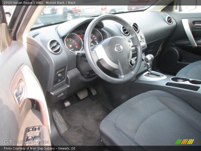Wicked Black / Black 2010 Nissan Rogue S AWD