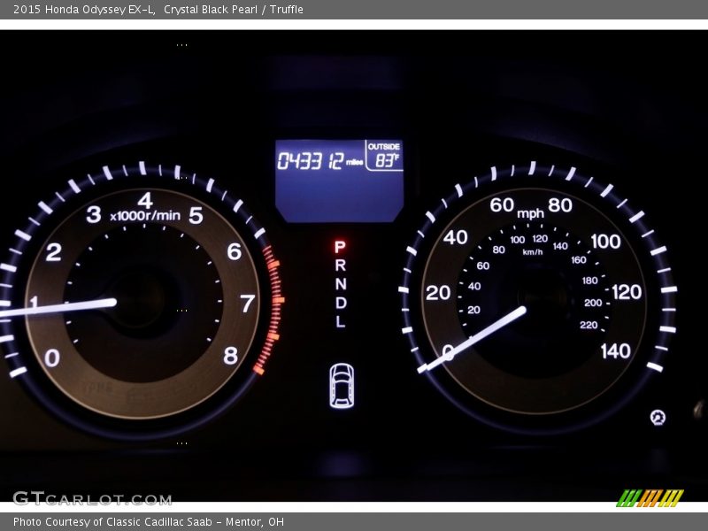 Crystal Black Pearl / Truffle 2015 Honda Odyssey EX-L