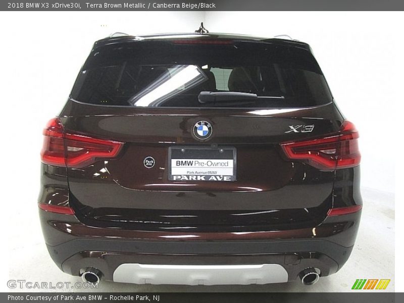 Terra Brown Metallic / Canberra Beige/Black 2018 BMW X3 xDrive30i