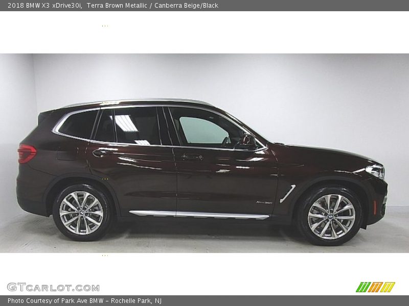 Terra Brown Metallic / Canberra Beige/Black 2018 BMW X3 xDrive30i