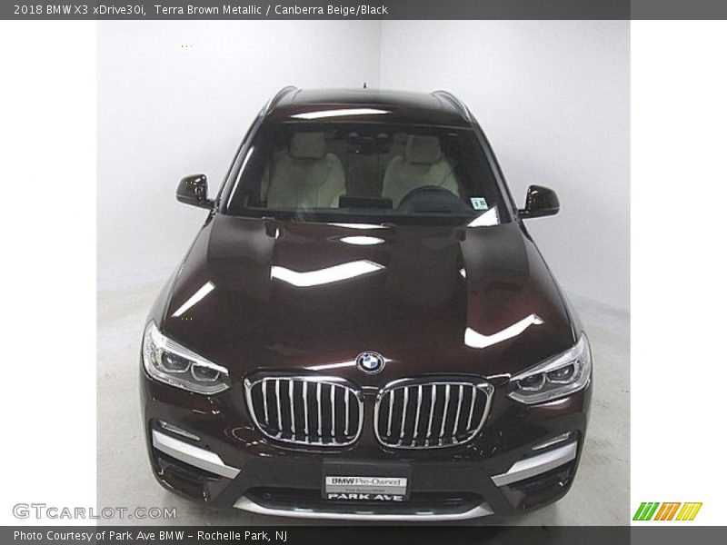 Terra Brown Metallic / Canberra Beige/Black 2018 BMW X3 xDrive30i