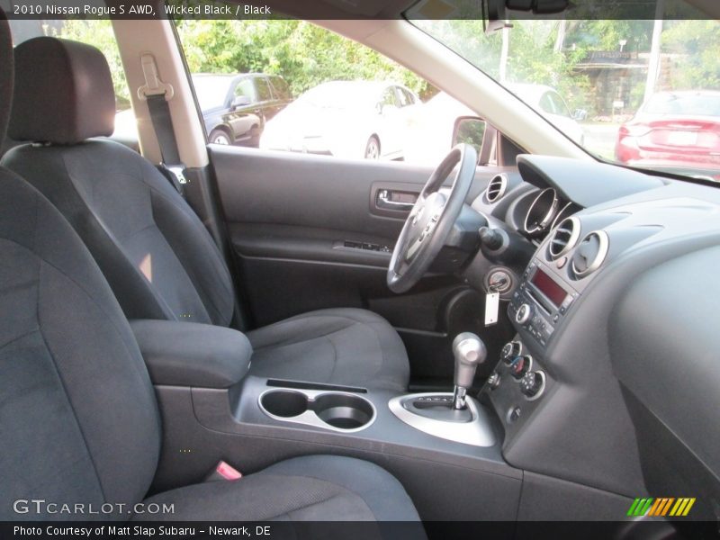 Wicked Black / Black 2010 Nissan Rogue S AWD