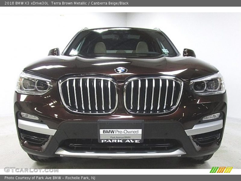 Terra Brown Metallic / Canberra Beige/Black 2018 BMW X3 xDrive30i