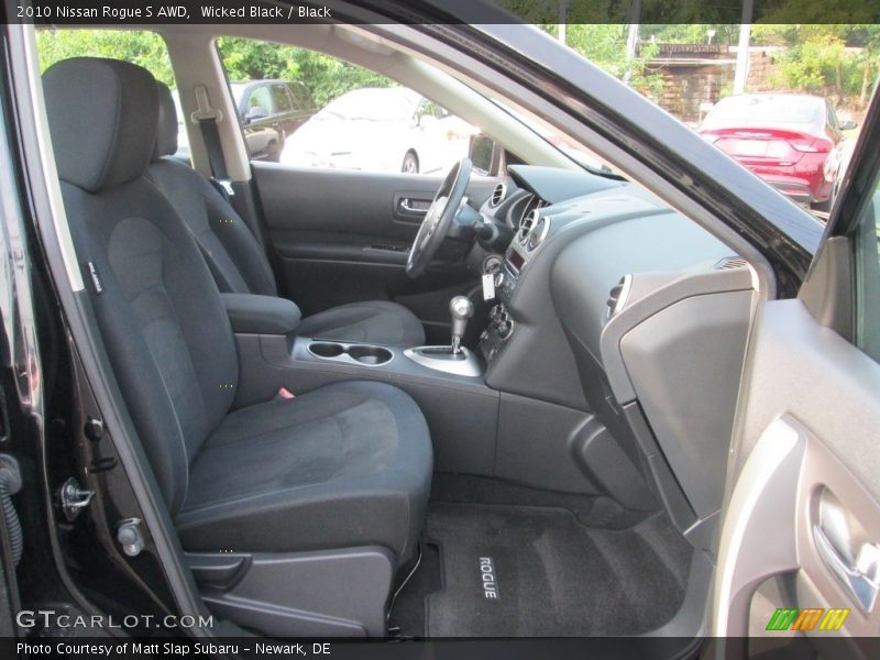 Wicked Black / Black 2010 Nissan Rogue S AWD