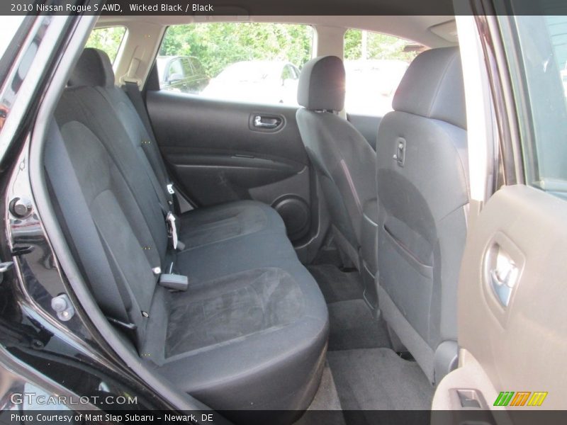 Wicked Black / Black 2010 Nissan Rogue S AWD