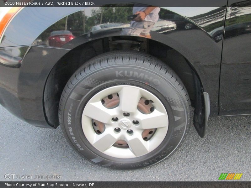 Wicked Black / Black 2010 Nissan Rogue S AWD