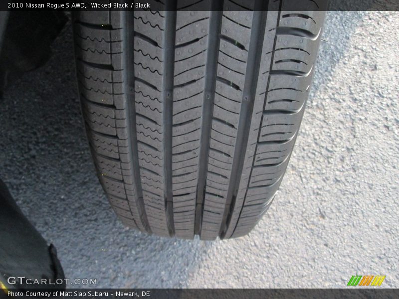 Wicked Black / Black 2010 Nissan Rogue S AWD