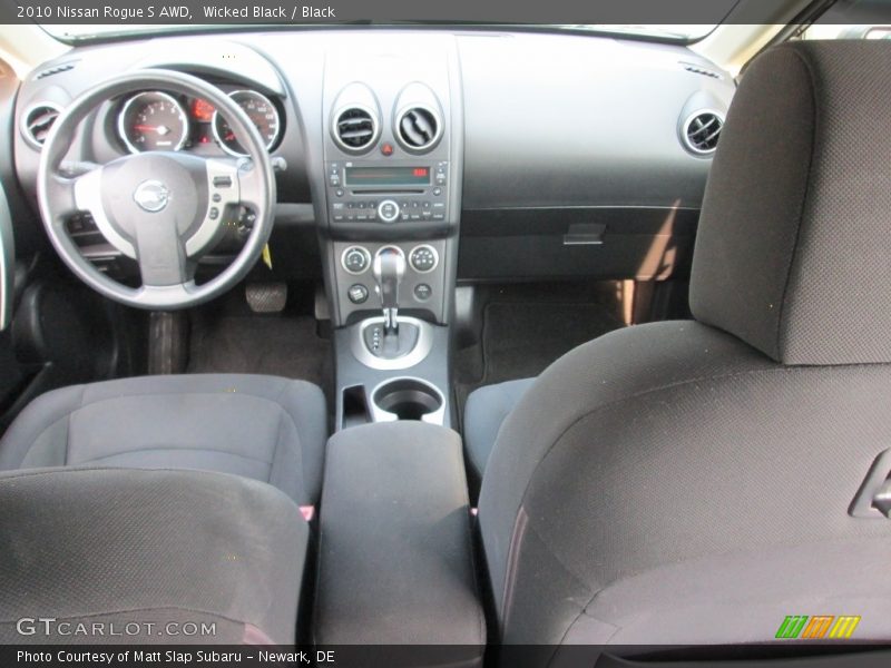 Wicked Black / Black 2010 Nissan Rogue S AWD