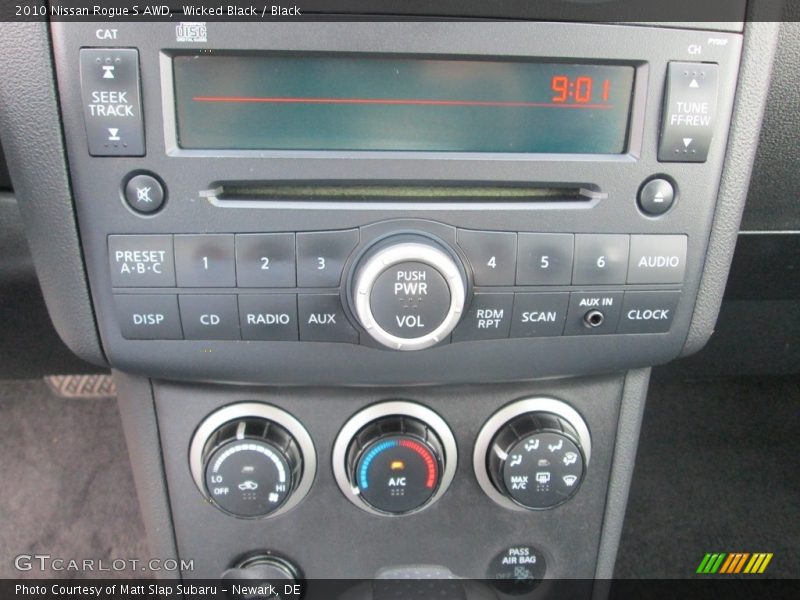 Wicked Black / Black 2010 Nissan Rogue S AWD