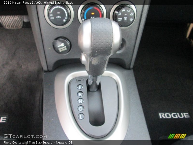 Wicked Black / Black 2010 Nissan Rogue S AWD