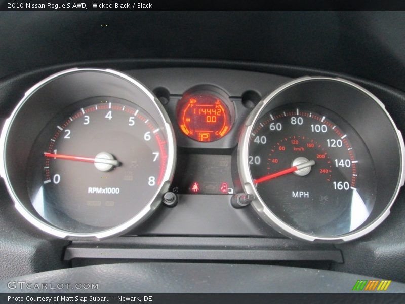 Wicked Black / Black 2010 Nissan Rogue S AWD