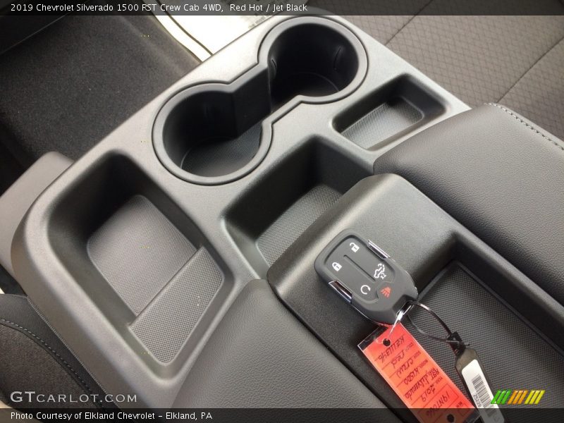 Red Hot / Jet Black 2019 Chevrolet Silverado 1500 RST Crew Cab 4WD