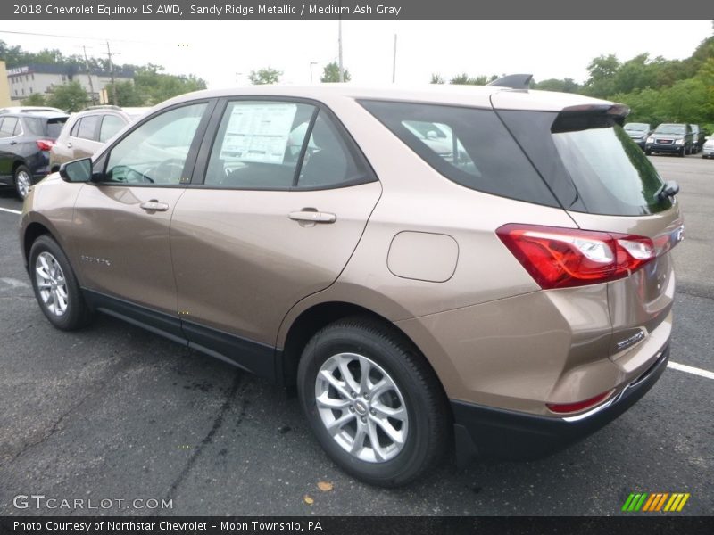 Sandy Ridge Metallic / Medium Ash Gray 2018 Chevrolet Equinox LS AWD