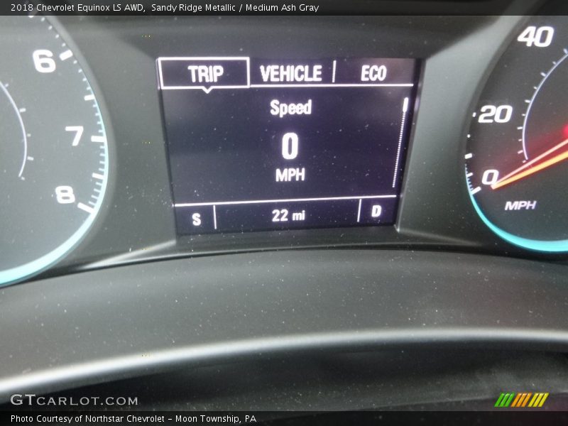 Sandy Ridge Metallic / Medium Ash Gray 2018 Chevrolet Equinox LS AWD