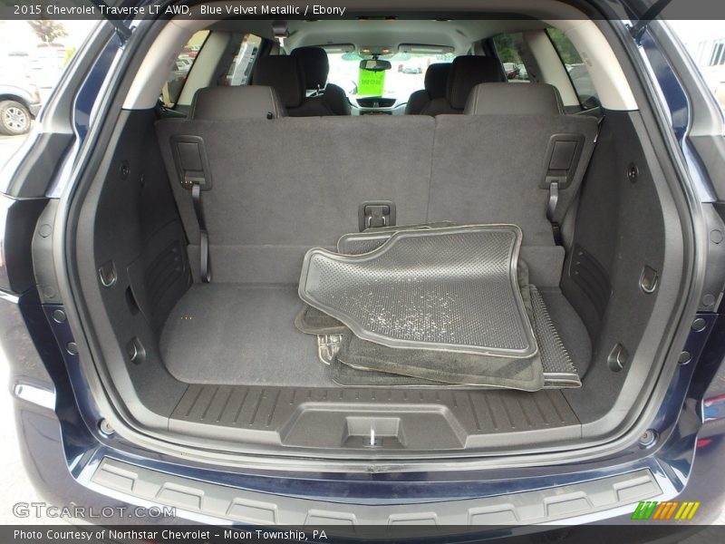 Blue Velvet Metallic / Ebony 2015 Chevrolet Traverse LT AWD