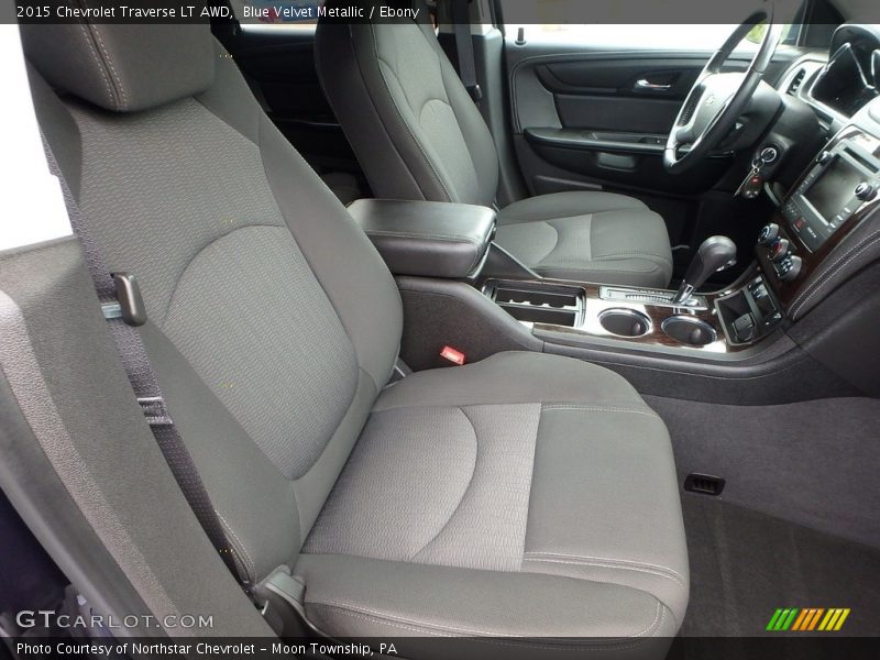 Blue Velvet Metallic / Ebony 2015 Chevrolet Traverse LT AWD