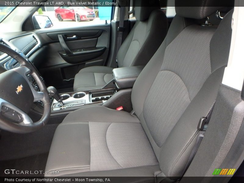 Blue Velvet Metallic / Ebony 2015 Chevrolet Traverse LT AWD