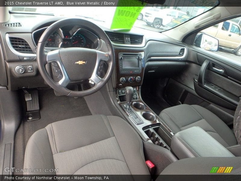 Blue Velvet Metallic / Ebony 2015 Chevrolet Traverse LT AWD