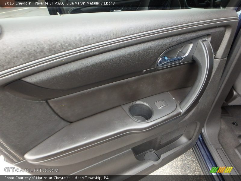 Blue Velvet Metallic / Ebony 2015 Chevrolet Traverse LT AWD