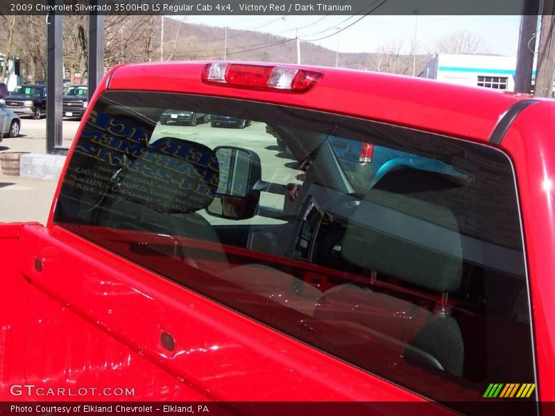 Victory Red / Dark Titanium 2009 Chevrolet Silverado 3500HD LS Regular Cab 4x4
