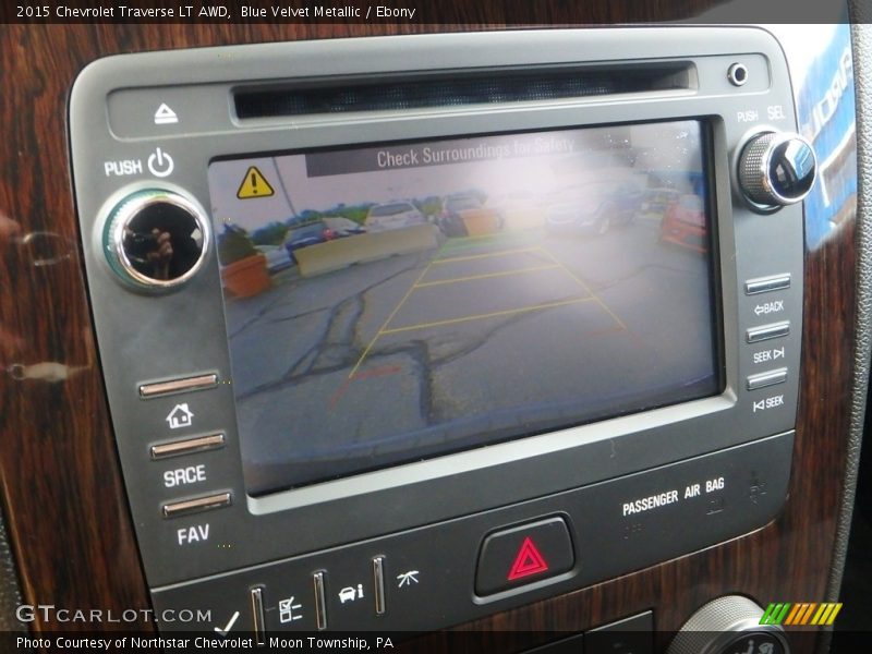 Blue Velvet Metallic / Ebony 2015 Chevrolet Traverse LT AWD
