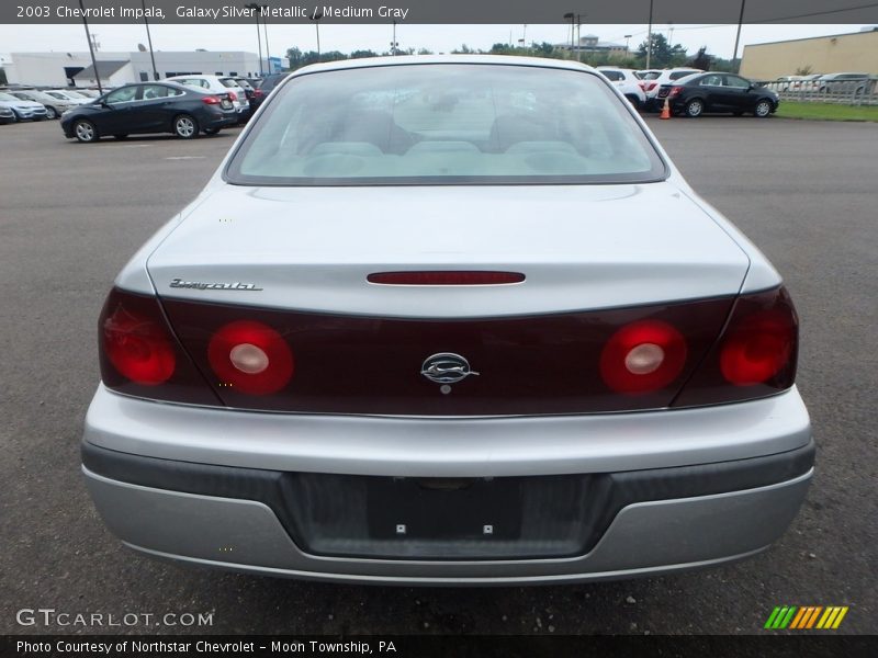 Galaxy Silver Metallic / Medium Gray 2003 Chevrolet Impala