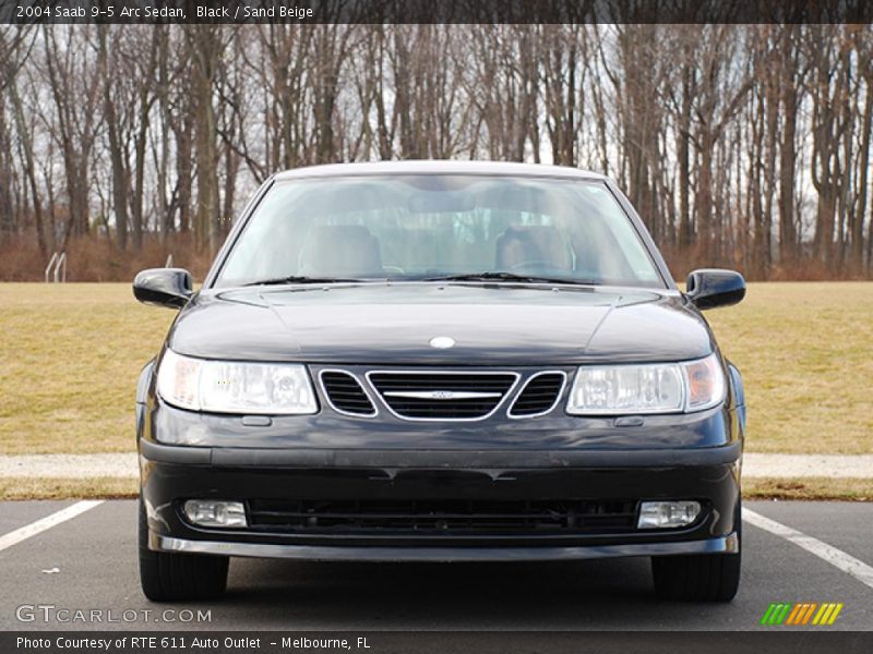 Black / Sand Beige 2004 Saab 9-5 Arc Sedan