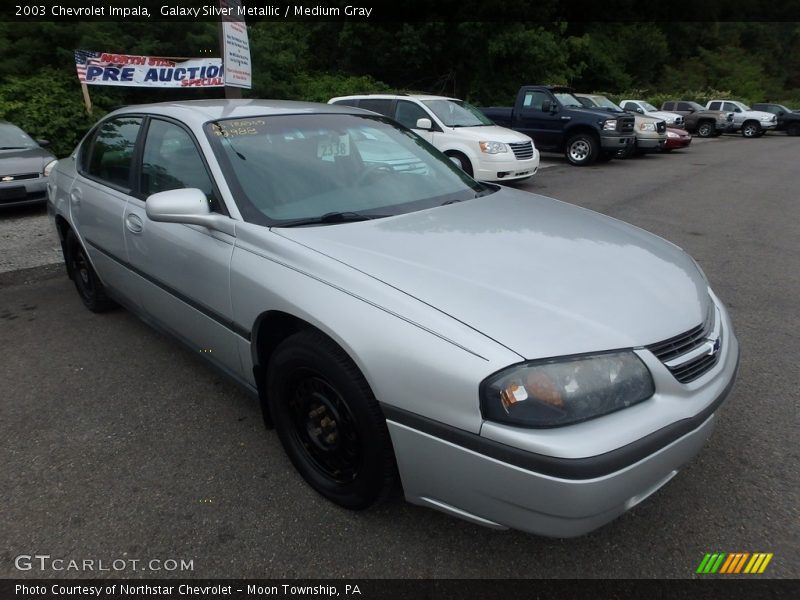 Galaxy Silver Metallic / Medium Gray 2003 Chevrolet Impala