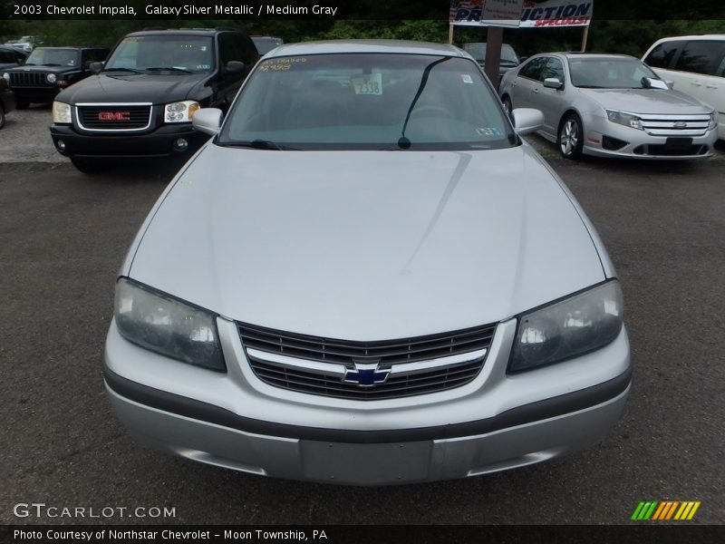 Galaxy Silver Metallic / Medium Gray 2003 Chevrolet Impala