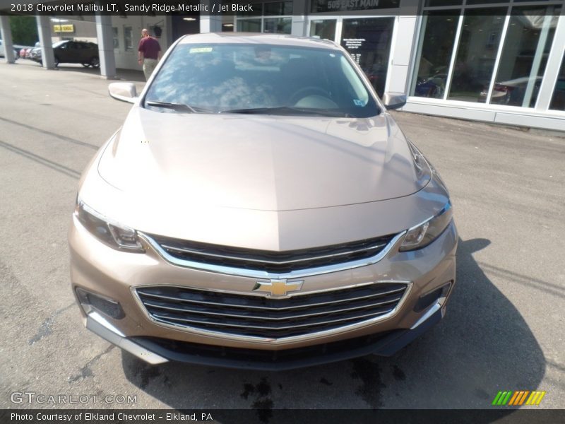 Sandy Ridge Metallic / Jet Black 2018 Chevrolet Malibu LT