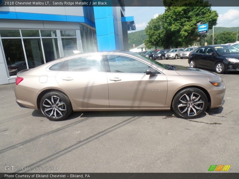 Sandy Ridge Metallic / Jet Black 2018 Chevrolet Malibu LT