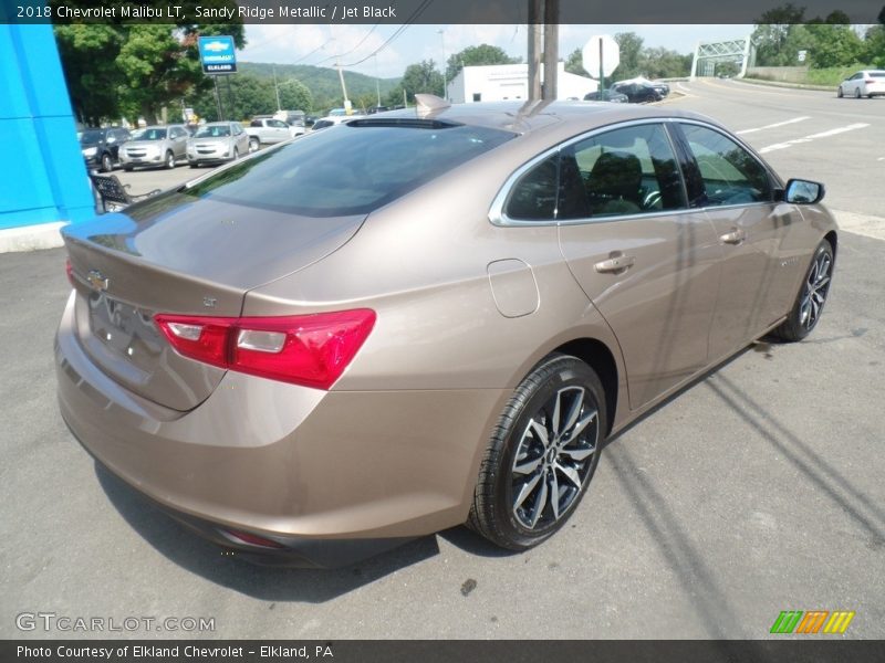 Sandy Ridge Metallic / Jet Black 2018 Chevrolet Malibu LT