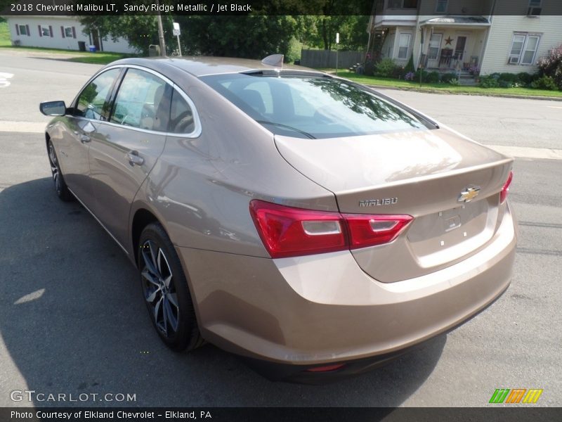 Sandy Ridge Metallic / Jet Black 2018 Chevrolet Malibu LT