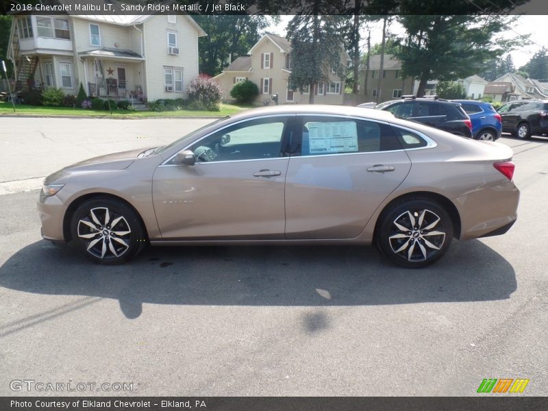 Sandy Ridge Metallic / Jet Black 2018 Chevrolet Malibu LT