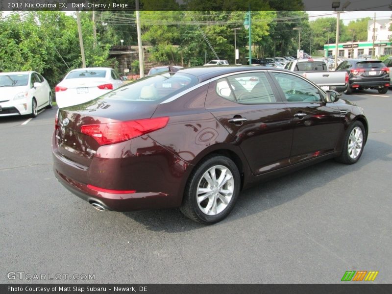 Dark Cherry / Beige 2012 Kia Optima EX