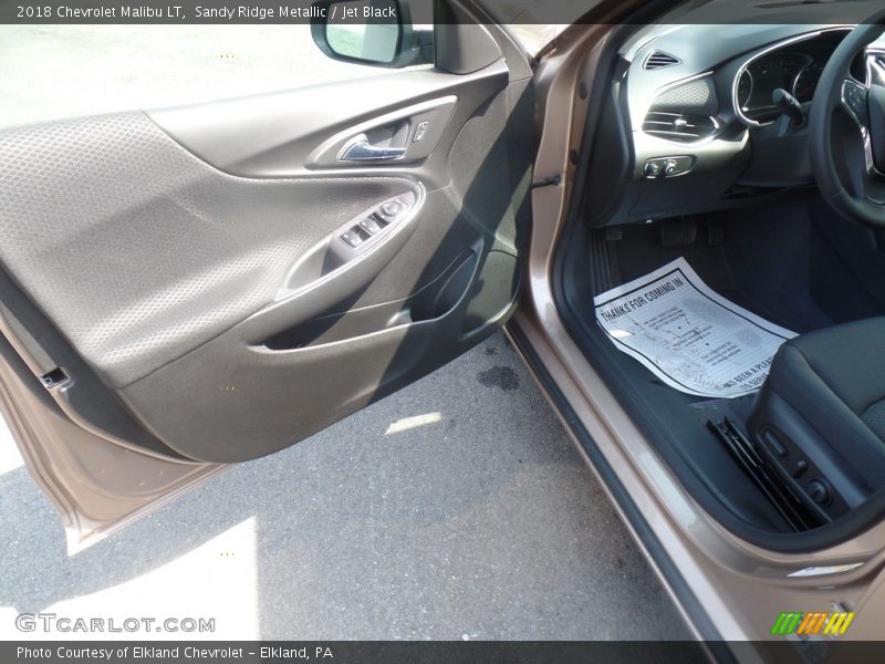 Sandy Ridge Metallic / Jet Black 2018 Chevrolet Malibu LT