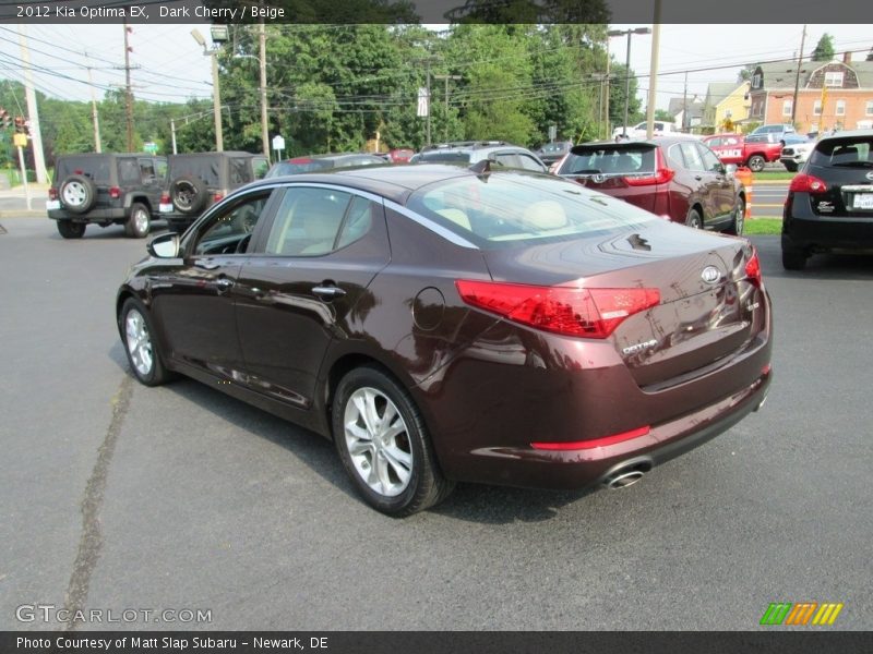 Dark Cherry / Beige 2012 Kia Optima EX