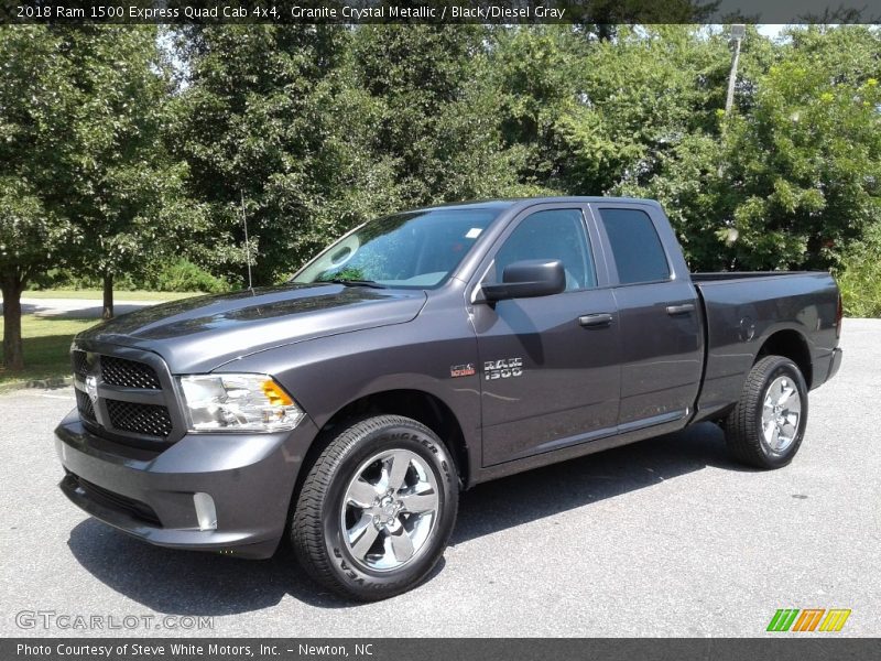 Granite Crystal Metallic / Black/Diesel Gray 2018 Ram 1500 Express Quad Cab 4x4